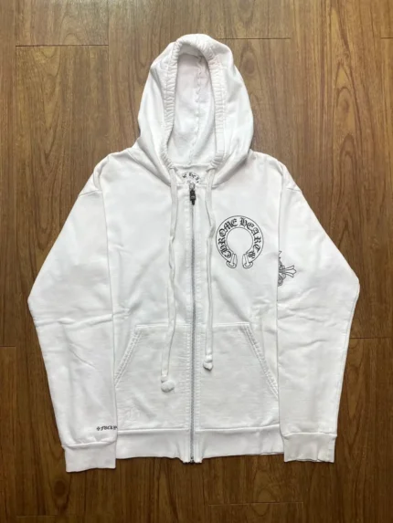 Chrome Hearts Cross Logo Hollywood USA Zip Hoodie